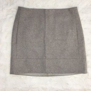 J. Crew Wool Mini Skirt NWT Size 00